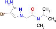 2-(3-Amino-4-bromo-1h-pyrazol-1-yl)-N-isopropyl-N-methylacetamide