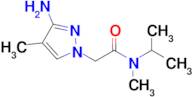 2-(3-Amino-4-methyl-1h-pyrazol-1-yl)-N-isopropyl-N-methylacetamide