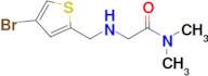 2-(((4-Bromothiophen-2-yl)methyl)amino)-N,N-dimethylacetamide