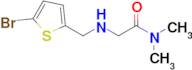 2-(((5-Bromothiophen-2-yl)methyl)amino)-N,N-dimethylacetamide