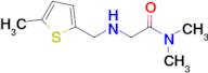 n,n-Dimethyl-2-(((5-methylthiophen-2-yl)methyl)amino)acetamide