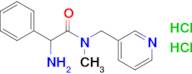 2-Amino-N-methyl-2-phenyl-N-(pyridin-3-ylmethyl)acetamide dihydrochloride