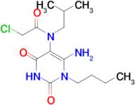 n-(6-Amino-1-butyl-2,4-dioxo-1,2,3,4-tetrahydropyrimidin-5-yl)-2-chloro-N-isobutylacetamide