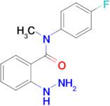 n-(4-Fluorophenyl)-2-hydrazinyl-N-methylbenzamide