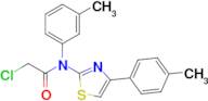 2-Chloro-N-(m-tolyl)-N-(4-(p-tolyl)thiazol-2-yl)acetamide