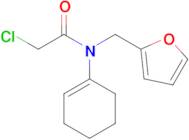 2-Chloro-N-(cyclohex-1-en-1-yl)-N-(furan-2-ylmethyl)acetamide