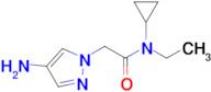 2-(4-Amino-1h-pyrazol-1-yl)-N-cyclopropyl-N-ethylacetamide