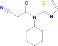 2-Cyano-N-cyclohexyl-N-(thiazol-2-yl)acetamide