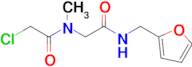 2-Chloro-N-(2-((furan-2-ylmethyl)amino)-2-oxoethyl)-N-methylacetamide