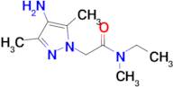 2-(4-Amino-3,5-dimethyl-1h-pyrazol-1-yl)-N-ethyl-N-methylacetamide