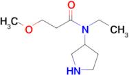 n-Ethyl-3-methoxy-N-(pyrrolidin-3-yl)propanamide