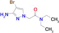 2-(3-Amino-4-bromo-1h-pyrazol-1-yl)-N,N-diethylacetamide