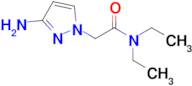 2-(3-Amino-1h-pyrazol-1-yl)-N,N-diethylacetamide