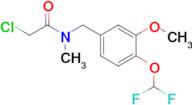 2-Chloro-N-(4-(difluoromethoxy)-3-methoxybenzyl)-N-methylacetamide