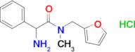 2-Amino-N-(furan-2-ylmethyl)-N-methyl-2-phenylacetamide hydrochloride