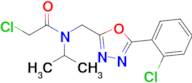 2-Chloro-N-((5-(2-chlorophenyl)-1,3,4-oxadiazol-2-yl)methyl)-N-isopropylacetamide