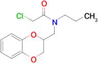 2-Chloro-N-((2,3-dihydrobenzo[b][1,4]dioxin-2-yl)methyl)-N-propylacetamide