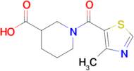 1-(4-Methylthiazole-5-carbonyl)piperidine-3-carboxylic acid