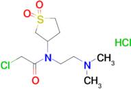 2-Chloro-N-(2-(dimethylamino)ethyl)-N-(1,1-dioxidotetrahydrothiophen-3-yl)acetamide hydrochloride