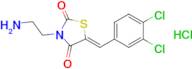 (Z)-3-(2-aminoethyl)-5-(3,4-dichlorobenzylidene)thiazolidine-2,4-dione hydrochloride