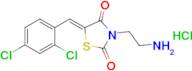 (Z)-3-(2-aminoethyl)-5-(2,4-dichlorobenzylidene)thiazolidine-2,4-dione hydrochloride