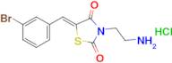 (Z)-3-(2-aminoethyl)-5-(3-bromobenzylidene)thiazolidine-2,4-dione hydrochloride