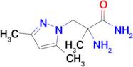 2-Amino-3-(3,5-dimethyl-1h-pyrazol-1-yl)-2-methylpropanamide