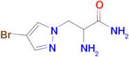 2-Amino-3-(4-bromo-1h-pyrazol-1-yl)propanamide