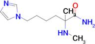 6-(1h-Imidazol-1-yl)-2-methyl-2-(methylamino)hexanamide