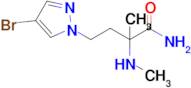 4-(4-Bromo-1h-pyrazol-1-yl)-2-methyl-2-(methylamino)butanamide