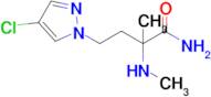 4-(4-Chloro-1h-pyrazol-1-yl)-2-methyl-2-(methylamino)butanamide