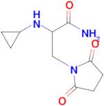 2-(Cyclopropylamino)-3-(2,5-dioxopyrrolidin-1-yl)propanamide