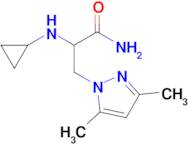 2-(Cyclopropylamino)-3-(3,5-dimethyl-1h-pyrazol-1-yl)propanamide