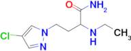 4-(4-Chloro-1h-pyrazol-1-yl)-2-(ethylamino)butanamide