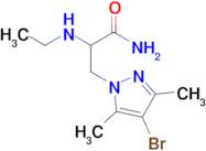 3-(4-Bromo-3,5-dimethyl-1h-pyrazol-1-yl)-2-(ethylamino)propanamide