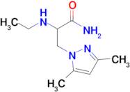 3-(3,5-Dimethyl-1h-pyrazol-1-yl)-2-(ethylamino)propanamide