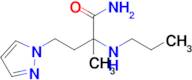 2-Methyl-2-(propylamino)-4-(1h-pyrazol-1-yl)butanamide