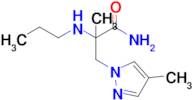 2-Methyl-3-(4-methyl-1h-pyrazol-1-yl)-2-(propylamino)propanamide