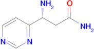 (R)-3-Amino-3-(pyrimidin-4-yl)propanamide