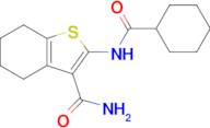 2-(Cyclohexanecarboxamido)-4,5,6,7-tetrahydrobenzo[b]thiophene-3-carboxamide