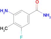 3-Amino-5-fluoro-4-methylbenzamide