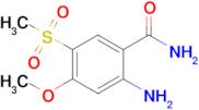 2-Amino-4-methoxy-5-(methylsulfonyl)benzamide