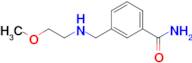 3-(((2-Methoxyethyl)amino)methyl)benzamide