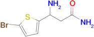 3-Amino-3-(5-bromothiophen-2-yl)propanamide