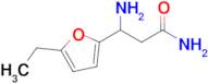 3-Amino-3-(5-ethylfuran-2-yl)propanamide