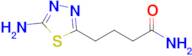 4-(5-Amino-1,3,4-thiadiazol-2-yl)butanamide