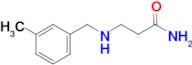 3-((3-Methylbenzyl)amino)propanamide