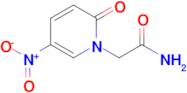 2-(5-Nitro-2-oxopyridin-1(2h)-yl)acetamide