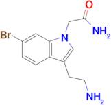 2-(3-(2-Aminoethyl)-6-bromo-1h-indol-1-yl)acetamide