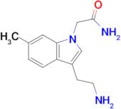 2-(3-(2-Aminoethyl)-6-methyl-1h-indol-1-yl)acetamide
